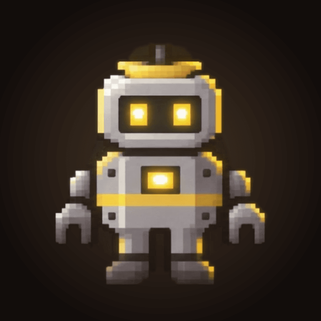 Tier IV Rig: grey and yellow robot with glowing eyes